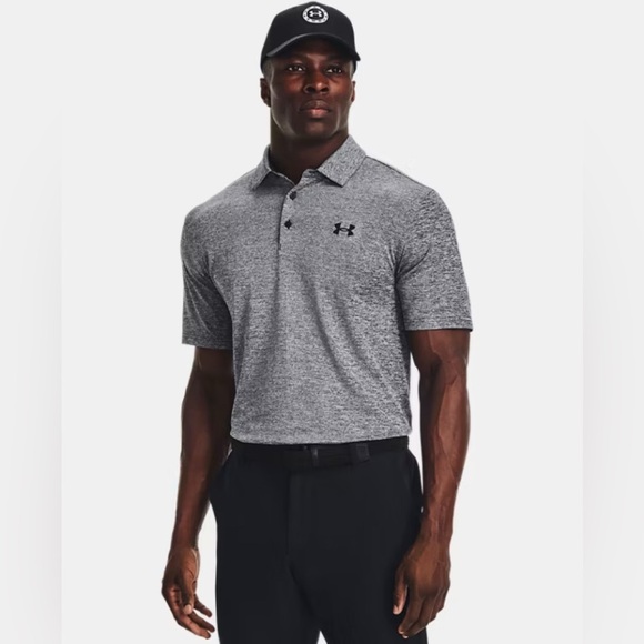 Men’s Under Armour Loose Fit Heat Gear Polo Size Large EUC - Picture 1 of 8
